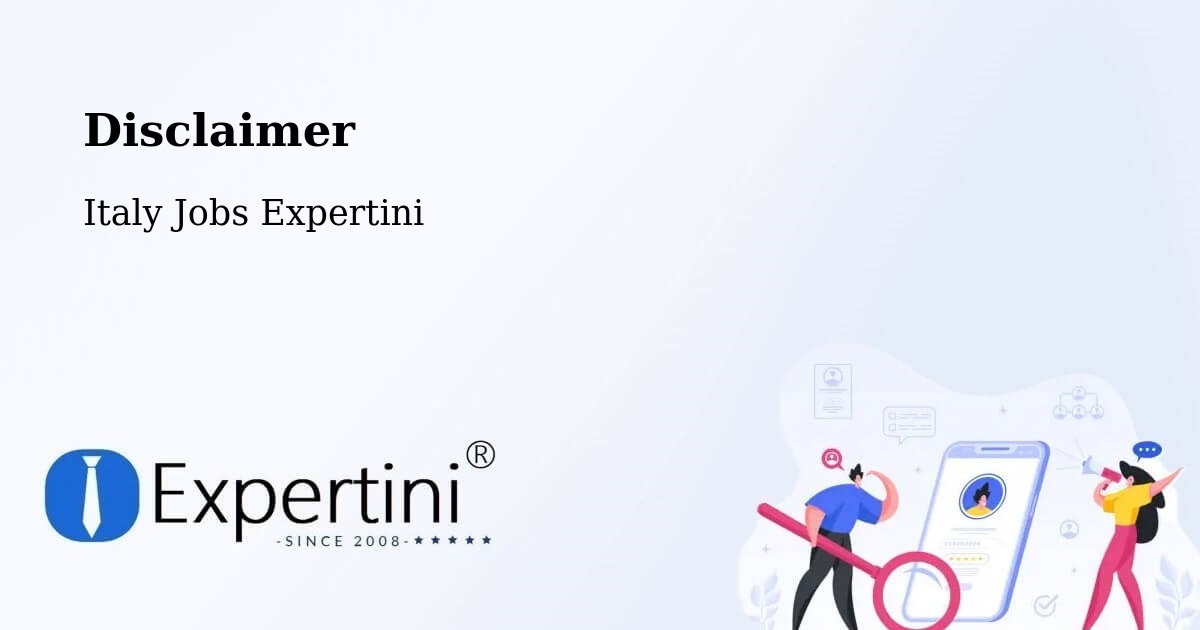 Disclaimer – Pessione - Italy Jobs Expertini